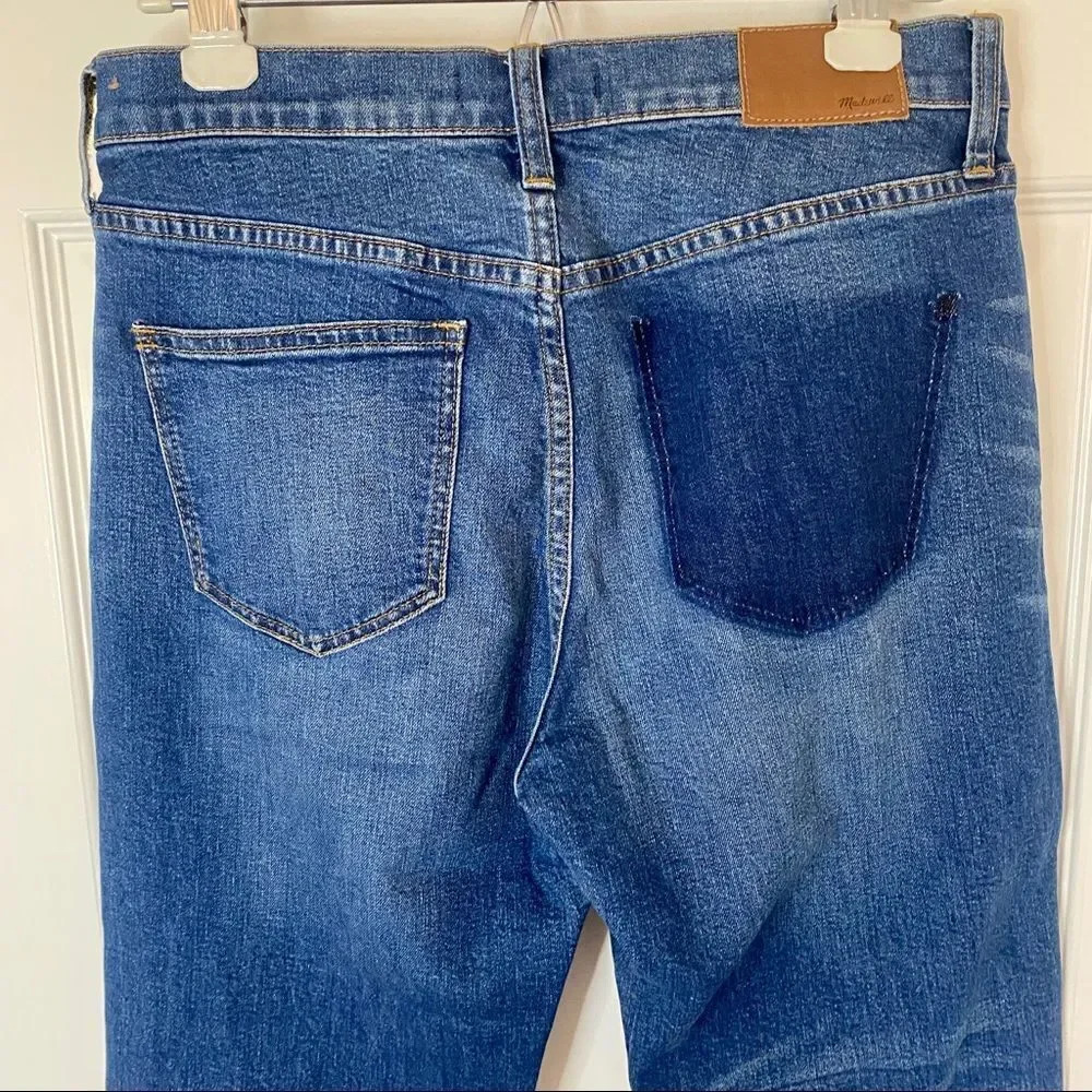 Madewell Women’s Cruiser Straight Crop Wide Leg Jeans 27 - Picture 10 of 11